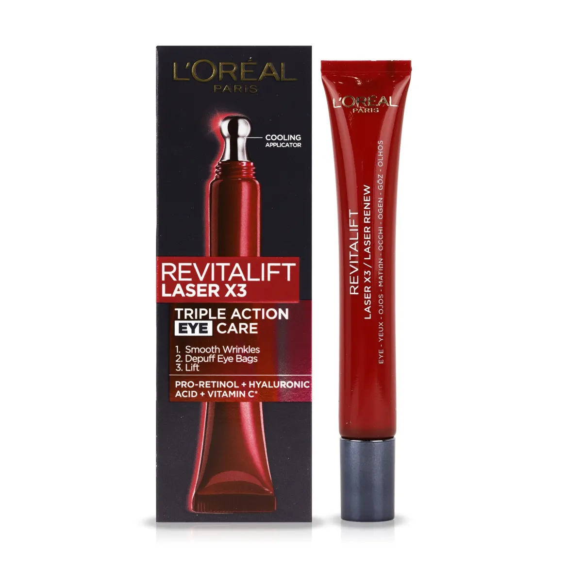 L'Oreal Paris Ревіталіфт Лазер крем під очі регенеруючий глибокий догляд 15мл
