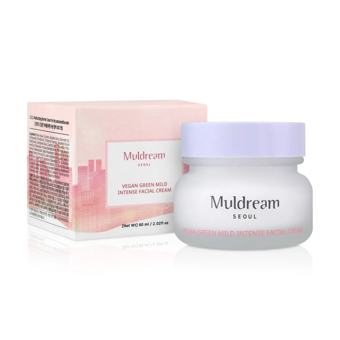 Muldream Vegan Green Mild крем інтенсивно зволожувальний 60мл