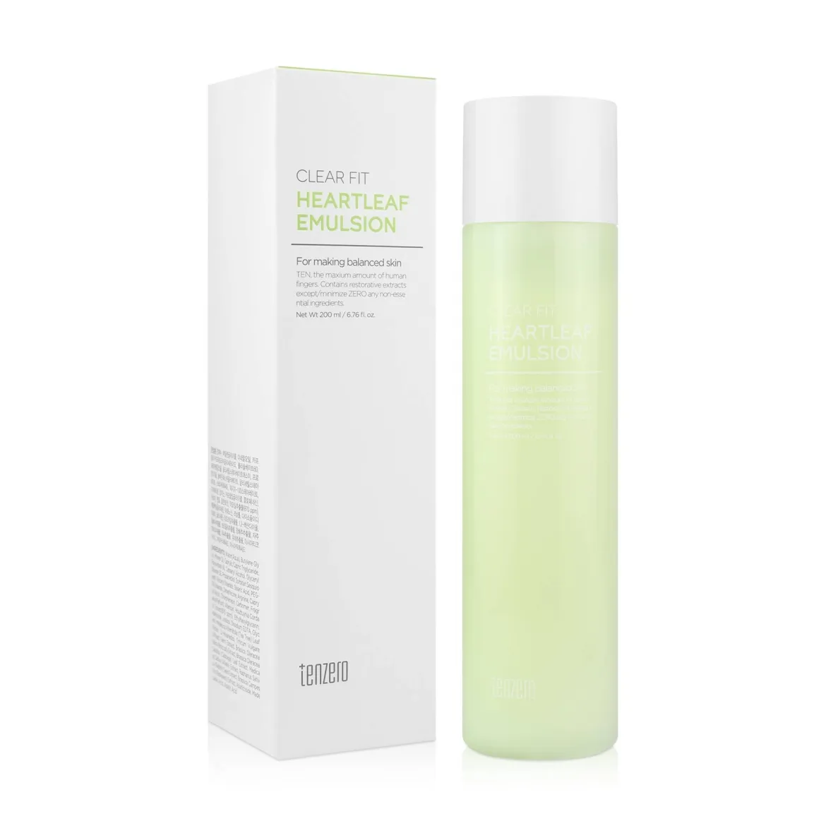 Tenzero Clear fit Heartleaf емульсія відновлююча 200мл