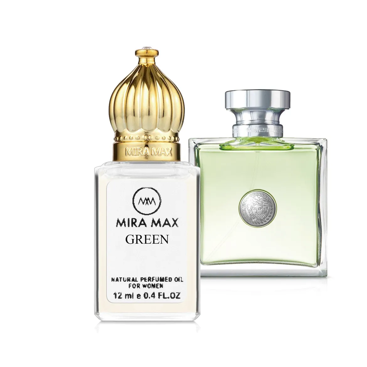 MiraMax парфумована олія для жінок Green vs Versace Versense 12мл