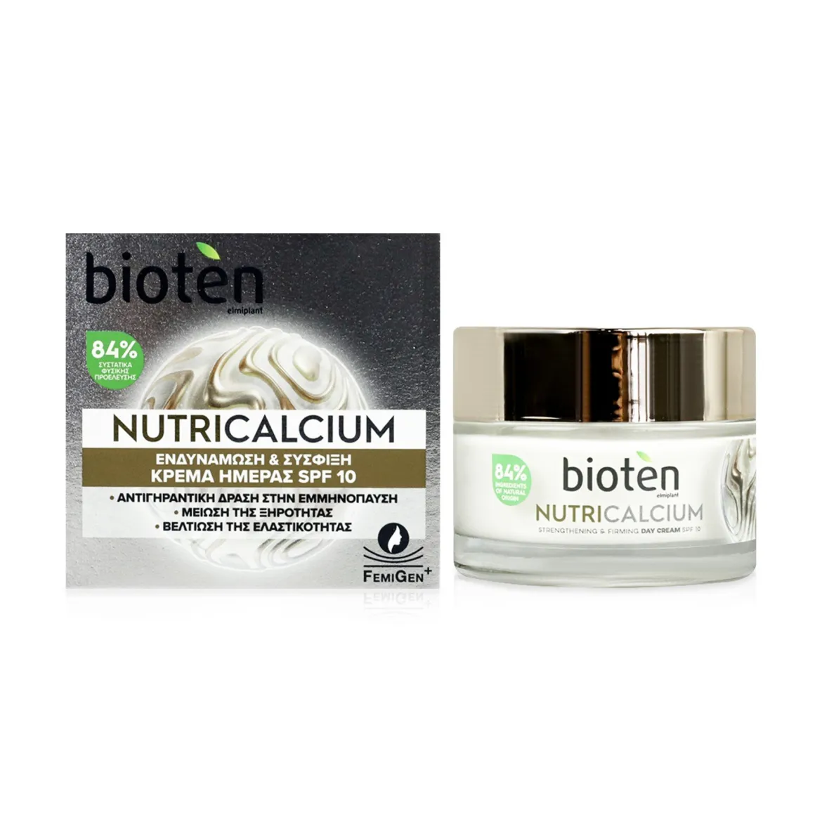 Bioten NutriCalcium крем денний активний ліфтинг SPF10 50мл