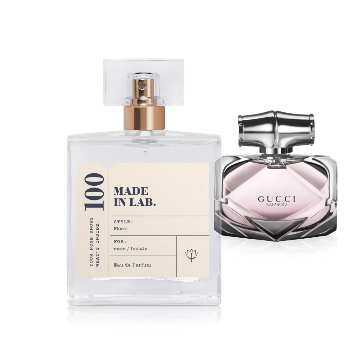 Made in Lab парфумована вода для жінок 100 vs Gucci Bamboo 100мл