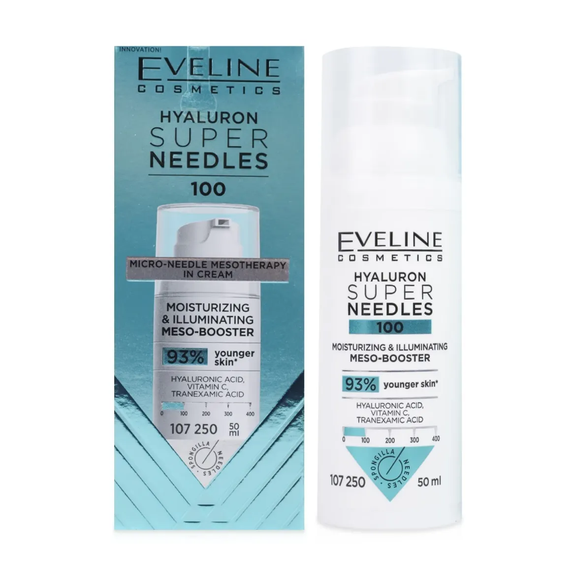 Eveline Cosmetics Super Needles мезо-бустер зволожувальний, освітлювальний 100 50мл