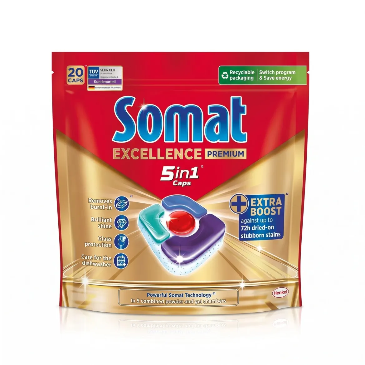 Somat капсули для посудомийних машин 5в1 20 шт.