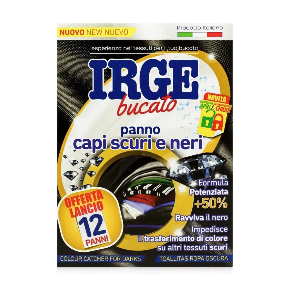 Irge серветки-пастка для прання чорних речей* 12 шт.