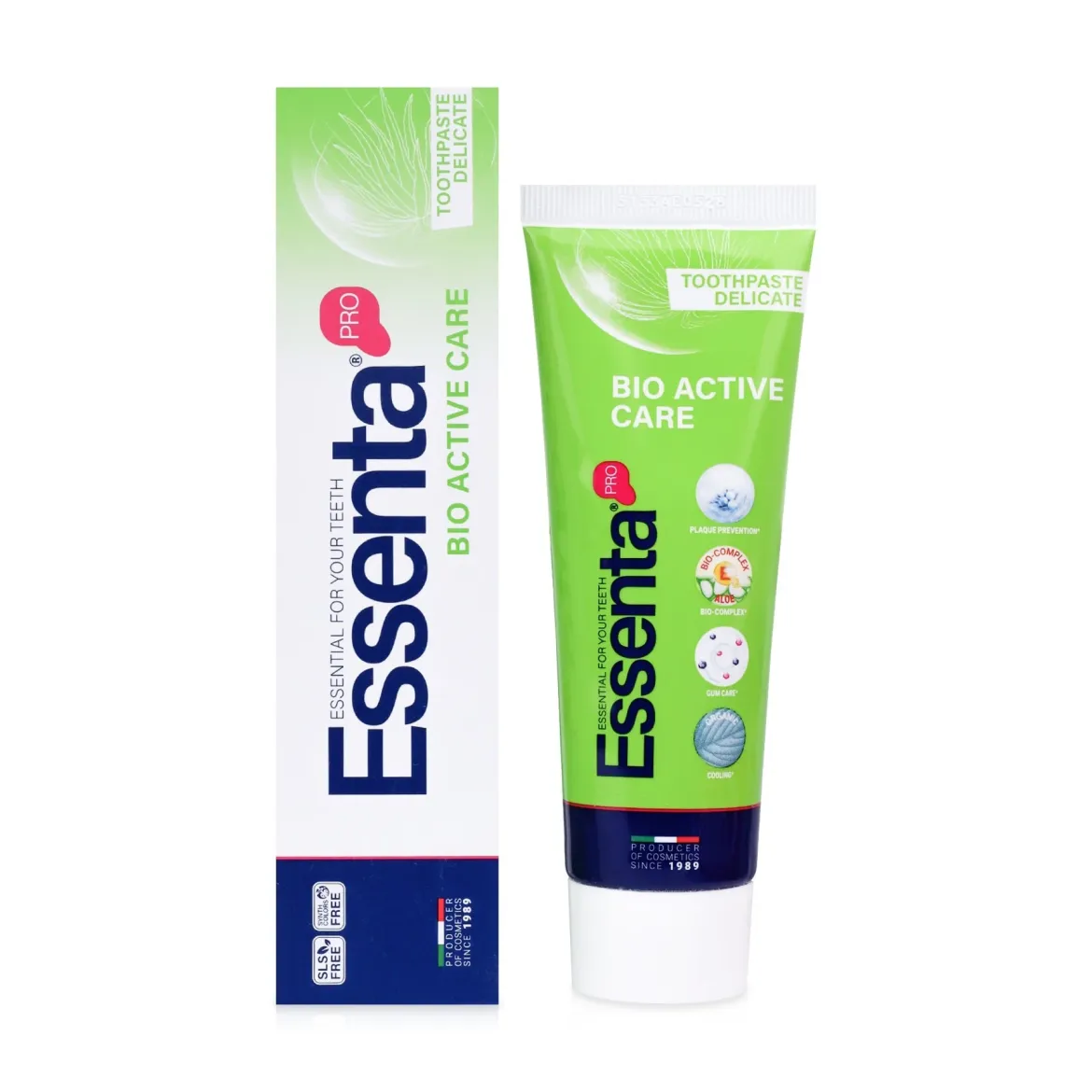 Essenta Pro зубна паста Bio Active Care 75мл