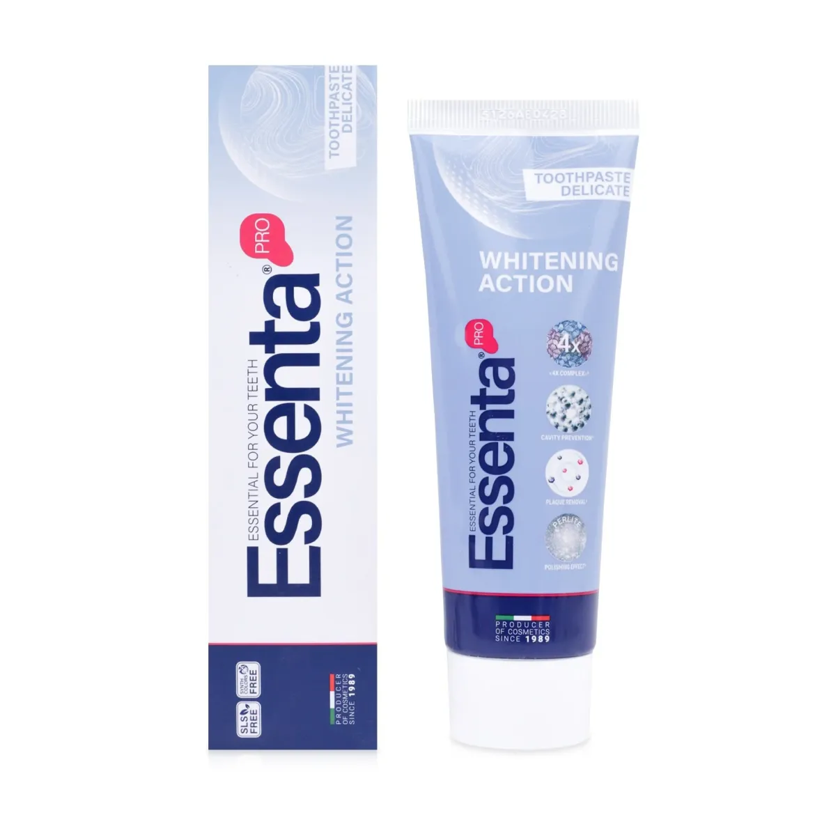 Essenta Pro зубна паста Whitening Action 75мл