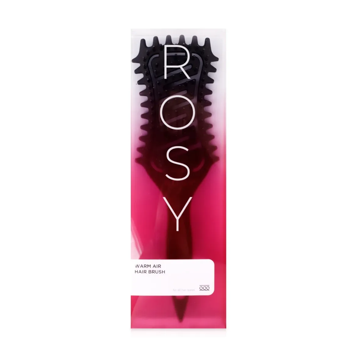 Rosy Warm Air щітка для волосся curly black