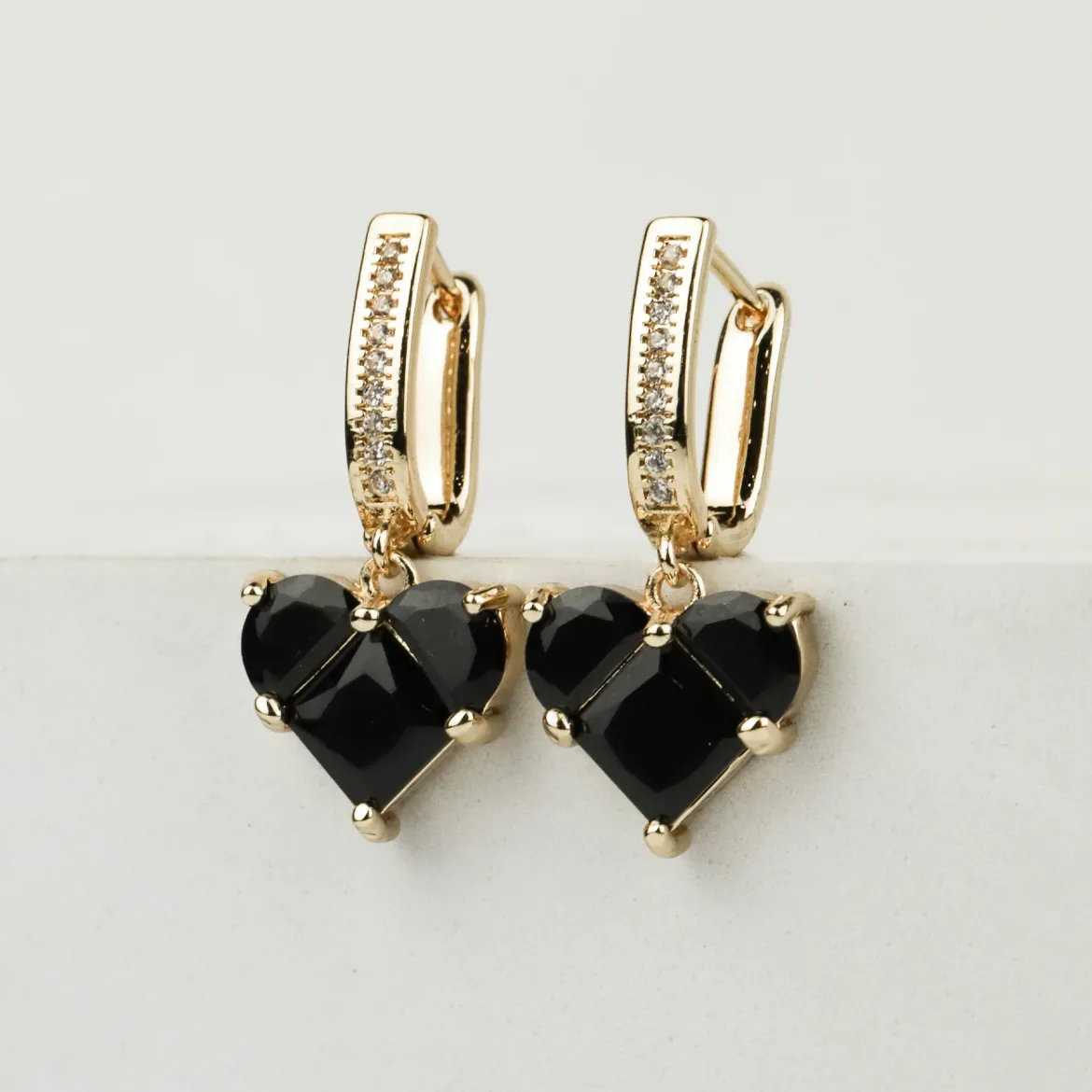 WOD Chik сережки 4* № 2 gold black