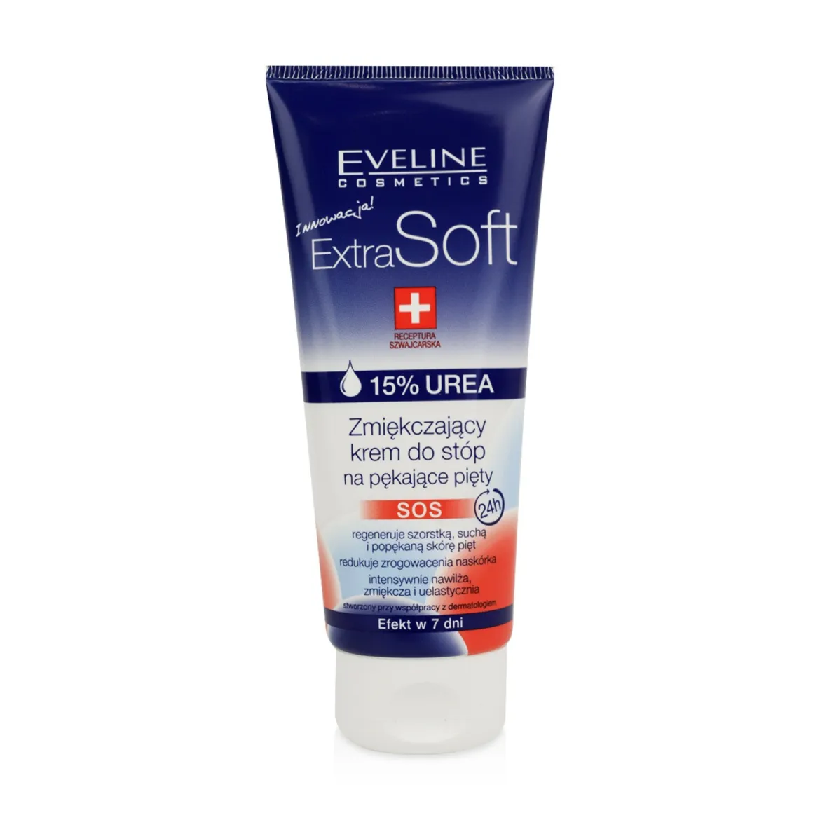 Eveline Cosmetics Extra Soft крем для ніг пом`якшуючий для потрісканих п`яток 100мл
