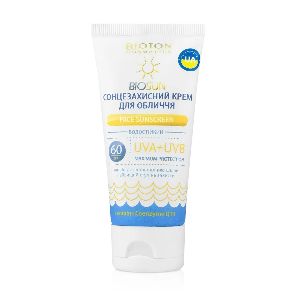 Biosun сонцезахисний крем для обличчя SPF60 50мл