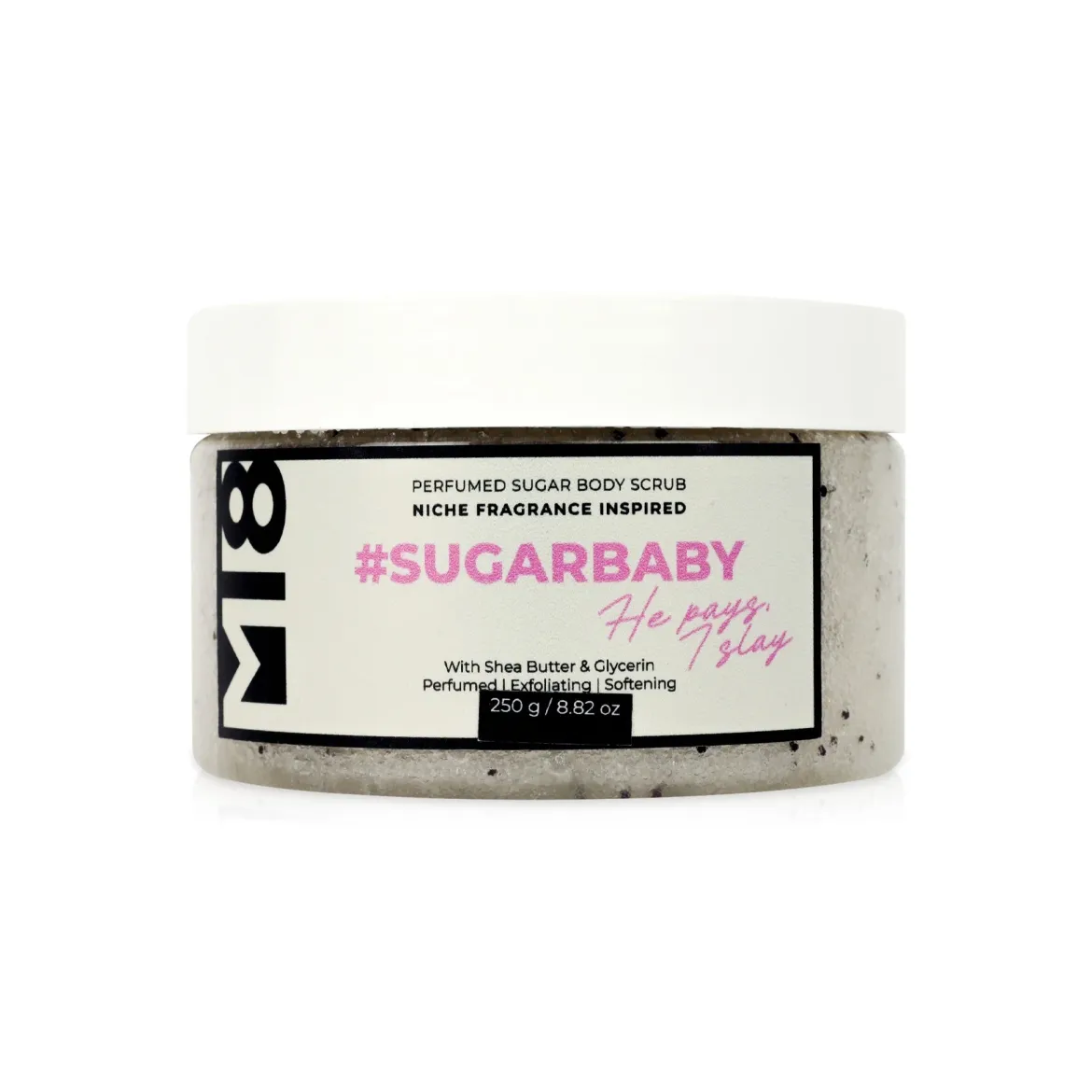 М18 скраб для тіла цукровий парфумований #SUGARBABY 250г