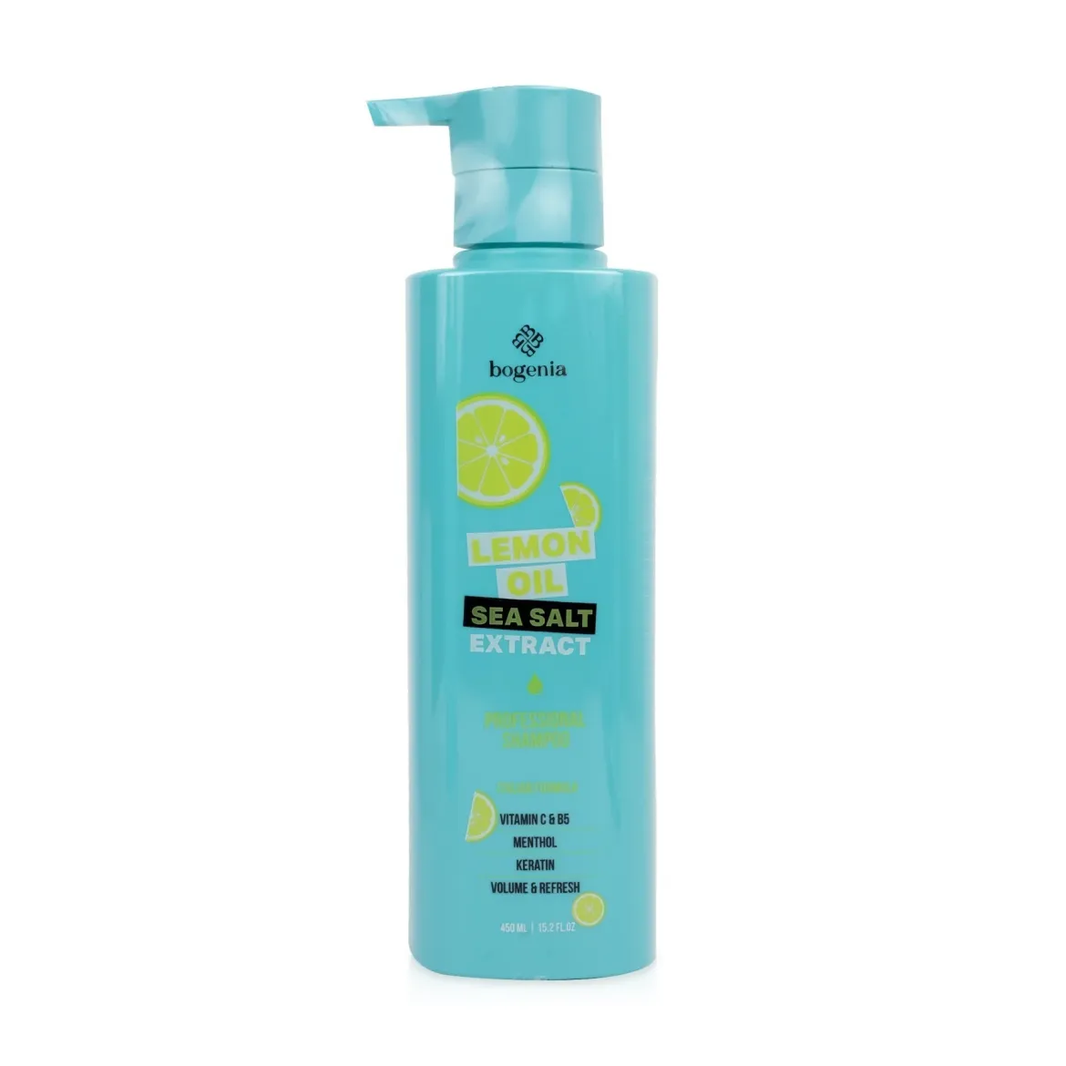 Bogenia Lemon oil &amp; sea salt шампунь 450мл
