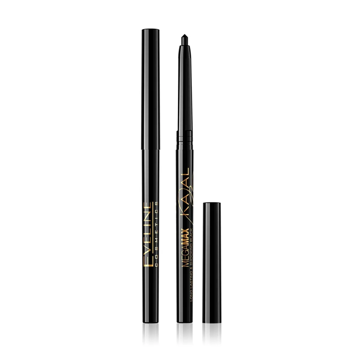 Eveline Cosmetics Mega Max автоматичний олівець для очей чорний 1.2г