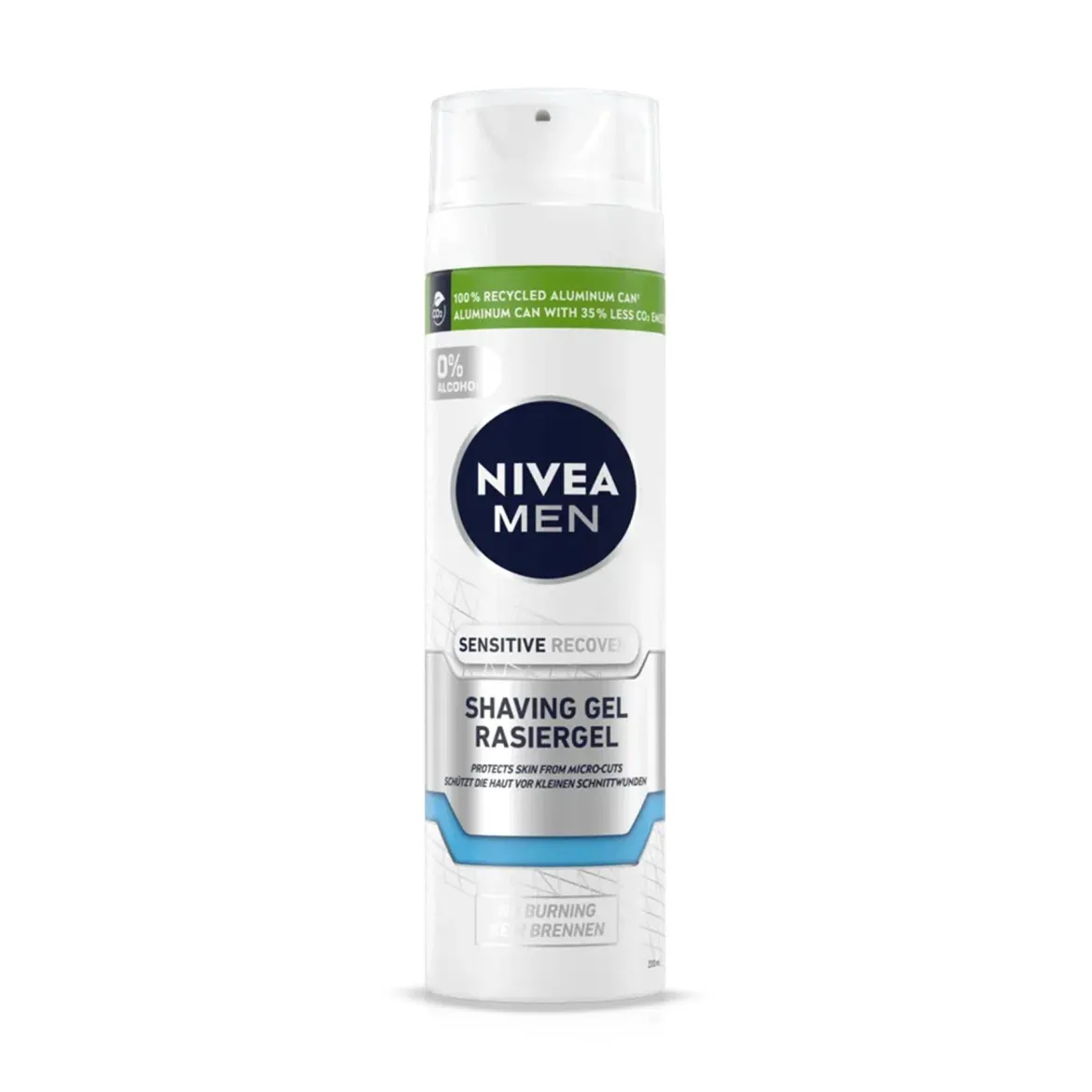 Nivea гель для гоління для чутливої шкіри відновлюючий 200мл