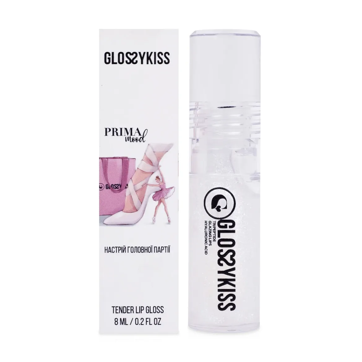 GlossyKiss блиск для губ 500 Prima Mood 8мл