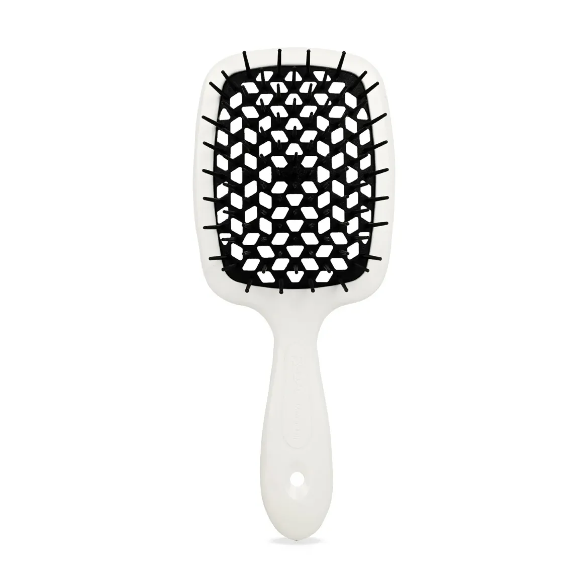 Janeke Superbrush щітка для волосся біла з чорним — Фото 1