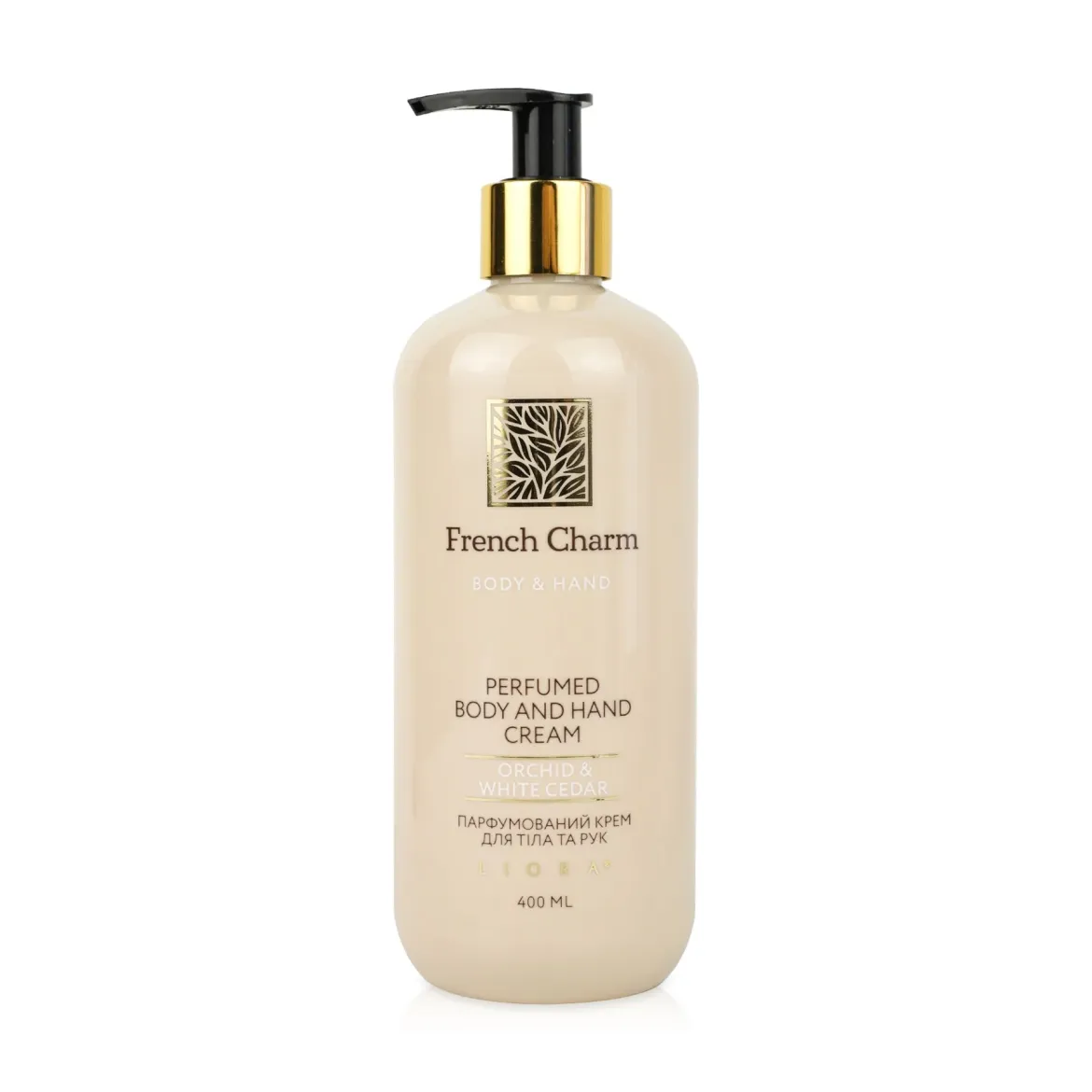 Liora French charm крем для тіла та рук orchid &amp; white cedar 400мл