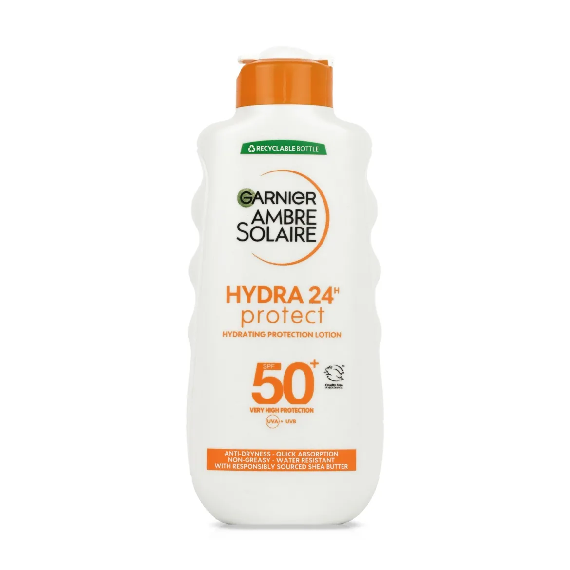 Garnier Ambre Solaire сонцезахисне молочко водостійке* проти сухості шкір SPF50 200мл
