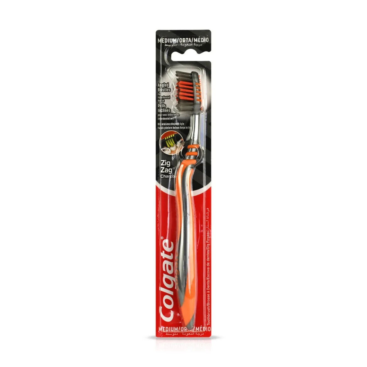 Colgate зубна щітка Zig Zag charcoal 1 шт.