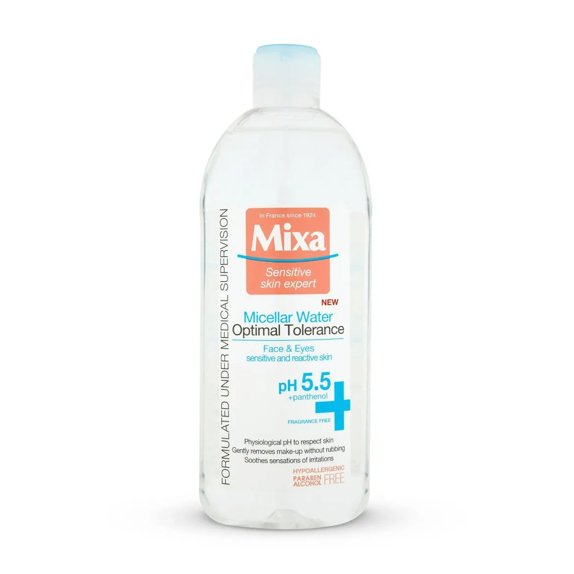 Mixa Optimal Tolerance міцелярна вода для чутливої шкіри 400мл