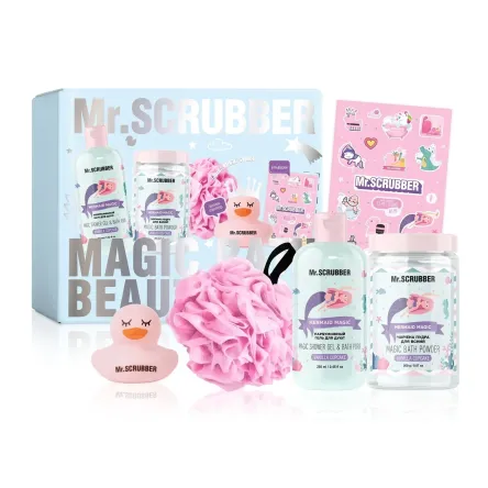 Mr. Scrubber Mermaid Magic набір дит. дитячий Vanilla Cupcake 680г