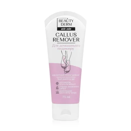 Beauty Derm гель-пілінг для ніг з ментолом 75мл