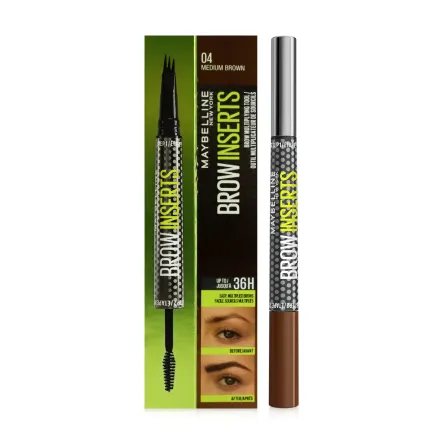 Maybelline Brow Inserts фіксуючий гель для брів +фломастер