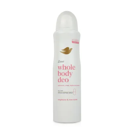 Dove антиперспірант спрей для всього тіла Raspberry & Rose 150мл