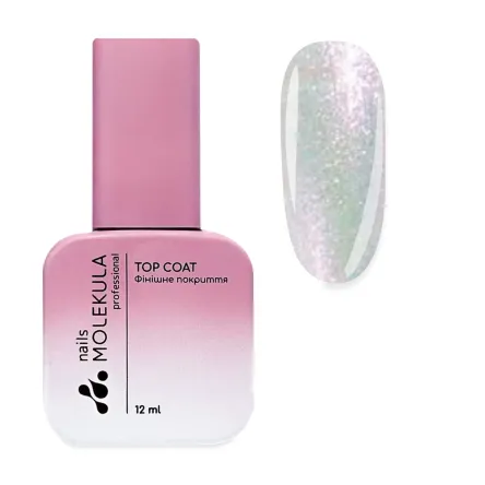 Molekula Sparkle топ для гель-лаку блискучий без липкого шару ТС 251 12мл