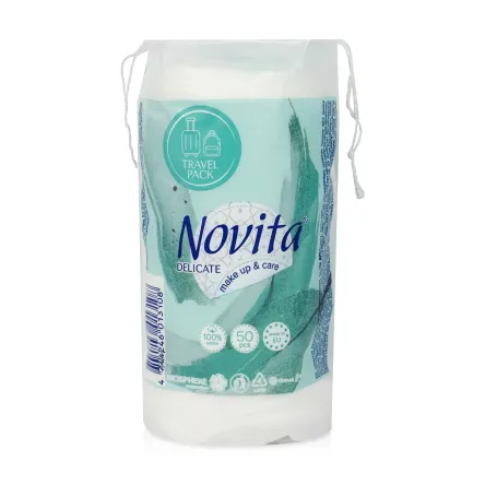 Novita Delicate ватні диски TRAVEL PACK 50 шт.