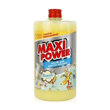 Maxi Power засіб для миття посуду Банан запаска 1л