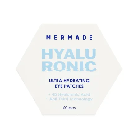 Mermade патчі для повік зволожуючі гідрогелеві Hyaluronic 60 шт.