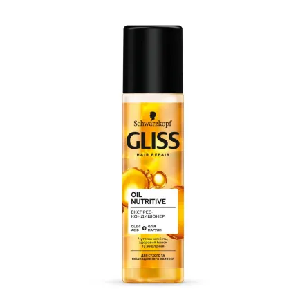 Gliss Oil Nutritive експрес-кондиціонер для сухого та пошкодженого волосся 200мл