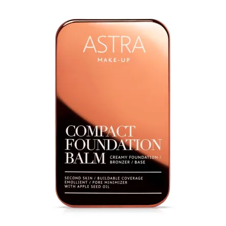 Astra Compact Foundation Balm тональний бальзам /бронзер/ база 3в1