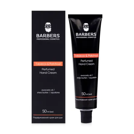 Barbers парфумований крем для рук Tobacco & Patchouli 50мл
