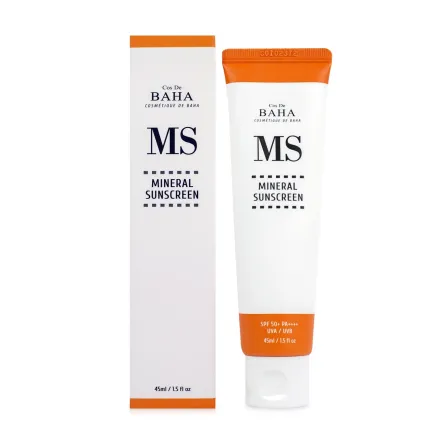 Cos De Baha сонцезахисний крем для обличчя мінеральний SPF50 45мл