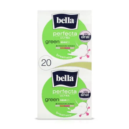 Bella Perfecta ULTRA прокладки green silky drai 20 шт.