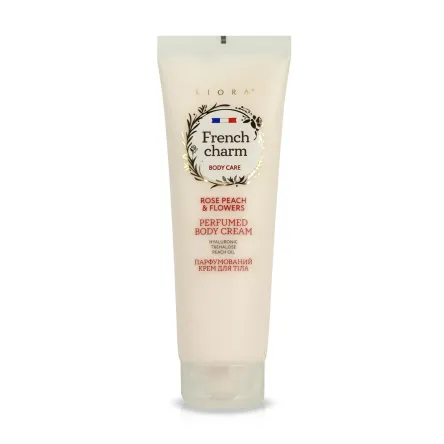 Liora French charm крем для тіла парфумований rose peach & flowers 260мл