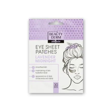 Beauty Derm патчі для повік тканинні Lavender Midnight 30 шт.