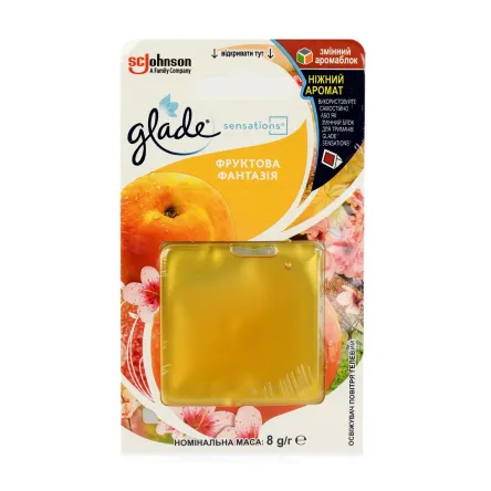 Glade АромаКристал гелевий освіжувач повітря (змін.)фрукт.фантазія 8г