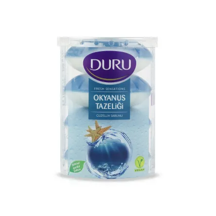 Duru Fresh Sensations мило екопак океанський бриз 100г 4 шт.