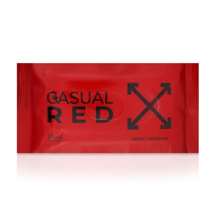Casual вологі серветки ароматизовані Red* 15 шт.