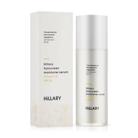 Hillary сироватка сонцезахисна зволожуюча з вітаміном С SPF30 30мл