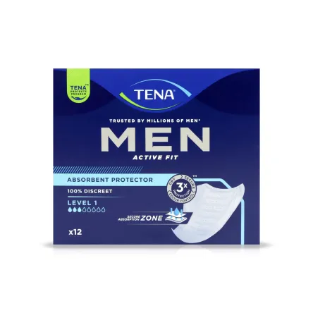 Tena MEN урологічні прокладки для чоловіків Active Fit L1 12 шт.