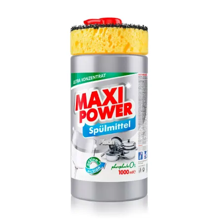 Maxi Power засіб для миття посуду Платинум 1л