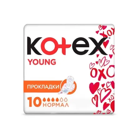 Kotex Young прокладки нормал dry 9 шт.