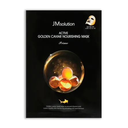 JMsolution маска тканинна живильна з золотом та ікрою 30мл
