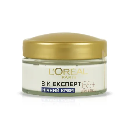 L'Oreal Paris Вік Експерт крем нічний живильний від зморшок 65+ 50мл