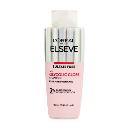 Elseve Glycolic Gloss шампунь для надання блиску та пом’якшення волосся 200мл